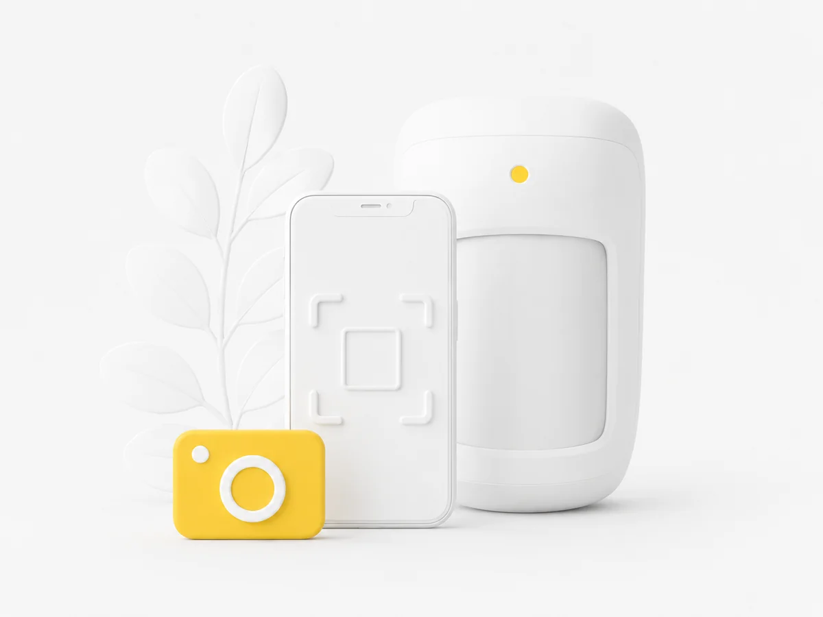 Vérification photo - smartphone reçoit une image depuis le détecteur MotionCam