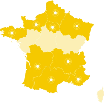 Carte de France des régions