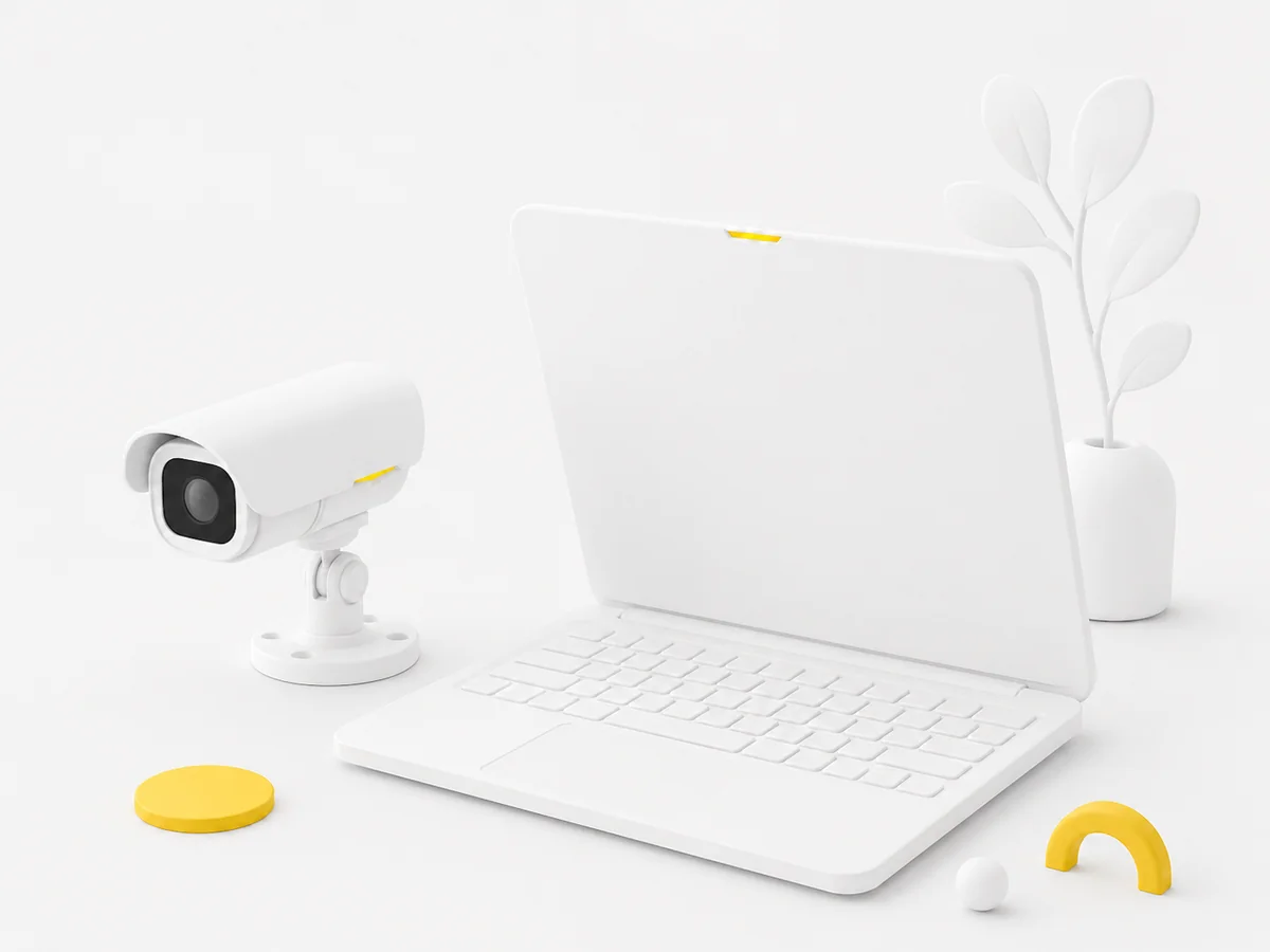 Caméra et ordinateur portable - découverte tardive d'intrusion