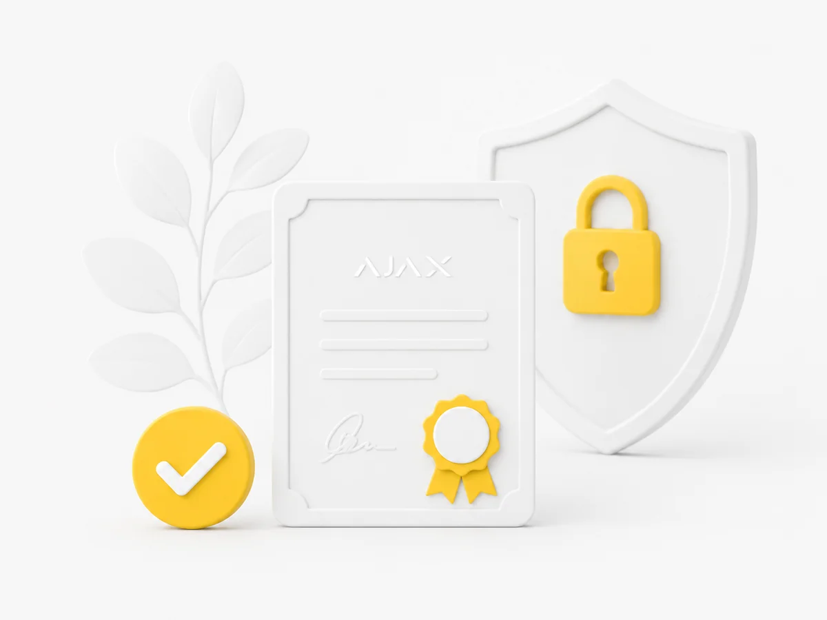 Certification Ajax et sécurité - réseau local certifié